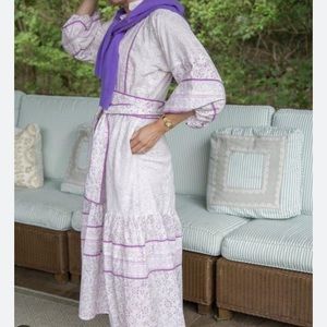 India Amory X Sue Sartor Flounce Dress